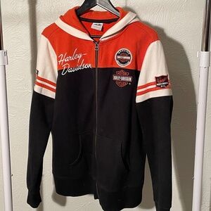 Harley Davidson Women's Classic Colorblock XL Hoodie